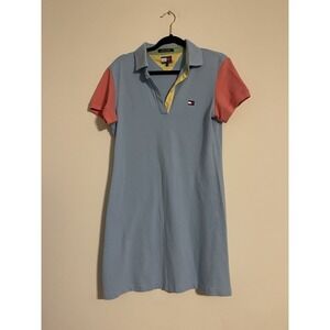 VTG Tommy Hilfiger Colorful Color block  Women's Dress Large